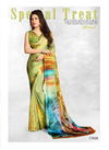 Mehandi Colour Fancy Casual Regular Wear Heavy Digital Printed Sarees Collection